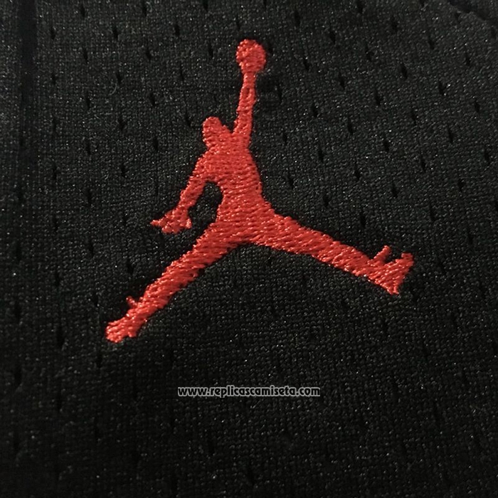 Camiseta Michael Jordan #23 Negro Rojo